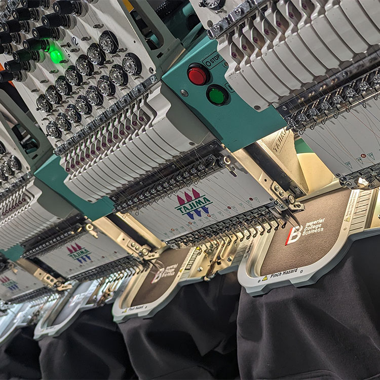Embroidery action